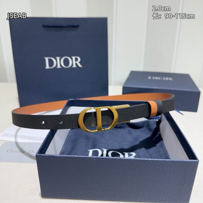Dior belt 20mmX90-115cm 8L38